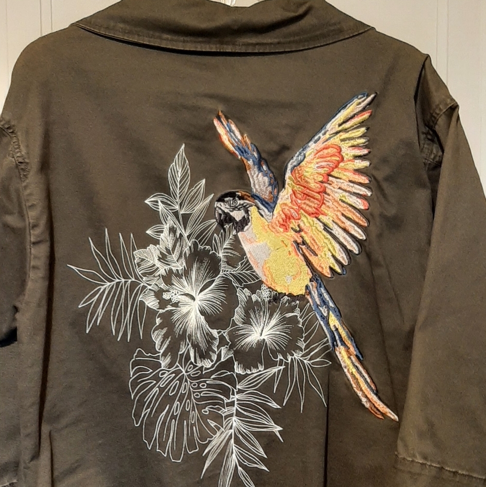 EXPRESS Embroided Jacket/blazer